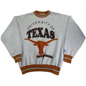 Vintage University of Texas Longhorns Crewneck Men's XL The Game Grey Sweatshirt
